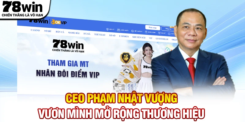 CEO Phạm Nhật Vượng vươn mình mở rộng quy mô thương hiệu