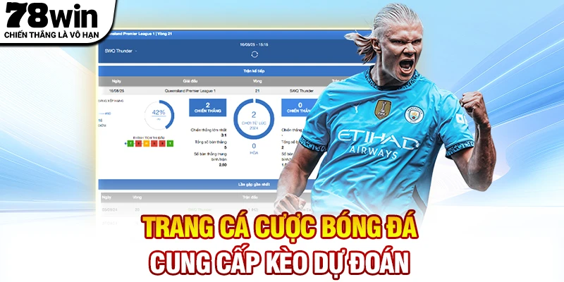 Trang cá cược bóng đá là địa chỉ cung cấp kèo dự đoán trận đấu